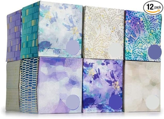 Ultra Soft 3-Ply Facial Tissues by Klensex, 12 Cube Boxes (85 tissues/box, 12 boxes)