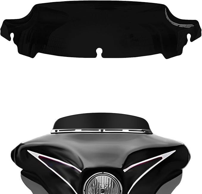 Black 4.5" Windshield Windscreen Compatible for Harley Davidson Touring Electra Glide Street Glide 2014 2015 2016 2017 2018 2019 2020 2021 2022