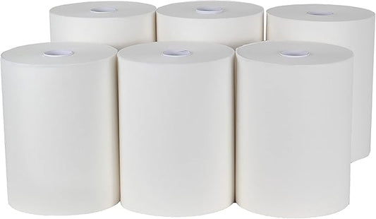 MULMEHË High Capacity Dispenser TAD Paper Towels, 6 Rolls, 10" x 800' Roll
