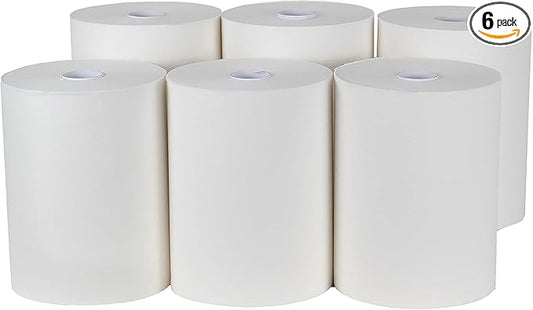 MULMEHË High Capacity Dispenser TAD Paper Towels, 10" x 800', 6 Rolls (2025 Model)