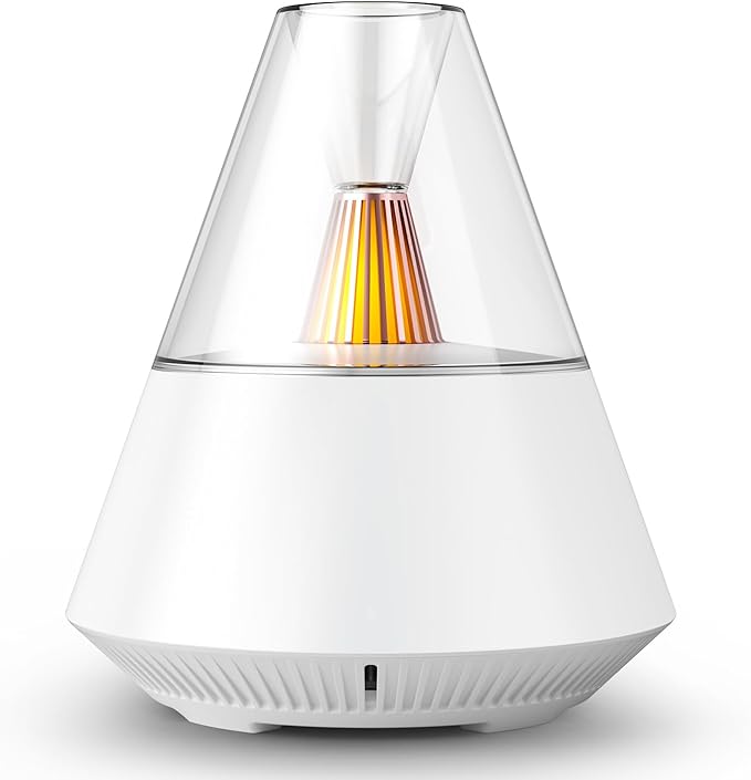 Essential Oil Diffuser, Modern Style Fragrance Aroma Diffusers, Scent Fragrance Spray for Home, Office, Bedroom, Living Room, 150ml Ultrasonic Cool Mist, 6-12H Working, Auto-Off, White