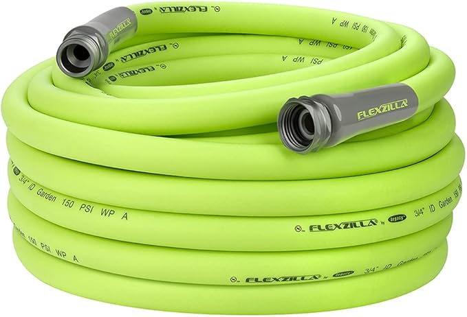 Flexzilla Garden Hose 3/4 in. x 75 ft., Heavy Duty, Lightweight, Drinking Water Safe, ZillaGreen - HFZG675YW