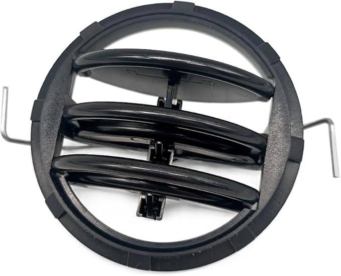 TCU18896 Vent Fit for John Deere 1420 1435 1445 1545 1565 Front Mower Caterpillar Skid Steer Loader Round Air Vent Louver Grille Replace 1466371 146-6371