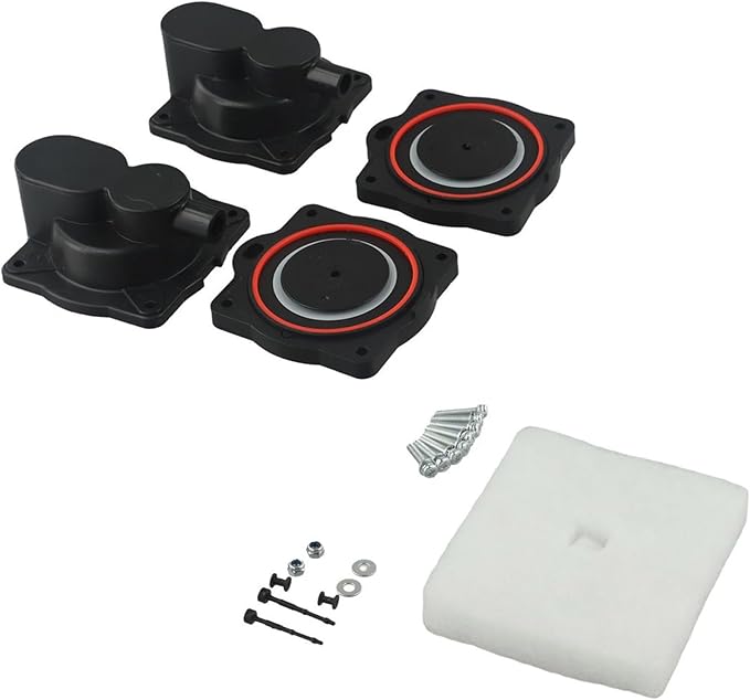 FABULETTA Air Pump Diaphragm Rebuild Repair Kit with Air Filters and Screws, Compatible with HP-80 and HP-60 for Home Improvement Plumbing Applications