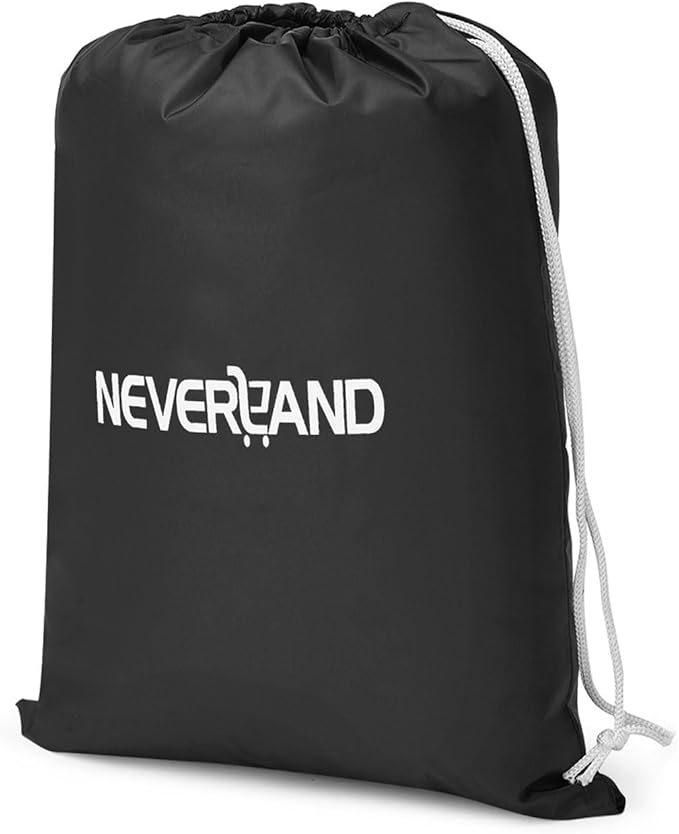 NEVERLAND Riding Lawn Mower Cover - Universal Fit 72x54x46 Inch, Waterproof Windproof Tractor Cover with Buckles & Straps, Heavy Duty PU Oxford for Outdoor Storage