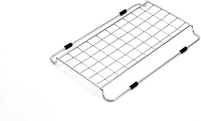 Houzer BG-1208 - Stainless Steel Wirecraft Bottom Grid for Houzer Sink Models CTB-2385 & CTB-3285, Durable Sink Protector Rack for Dishes, Utensils, and Kitchen Accessories