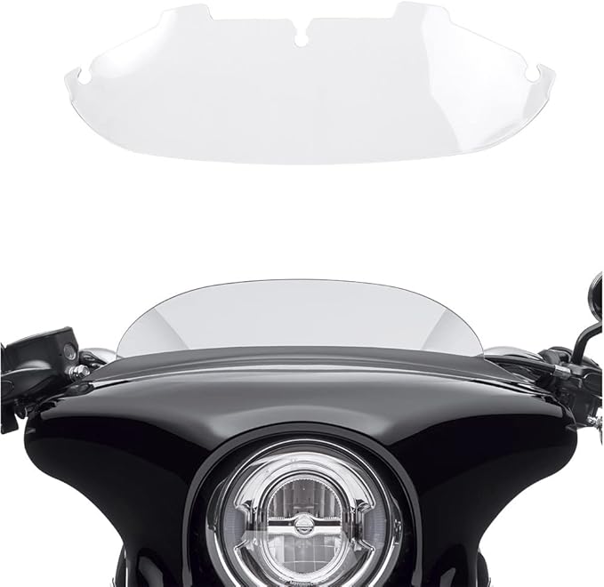 WYNMOTO 4.5" Clear Tint Windshield Windscreen Compatible for 96-13 Harley Davidson Touring Street Glide Electra Glide FLHT FLHTCU Ultra Classic Glide FLHX FLHTK 1996-2013