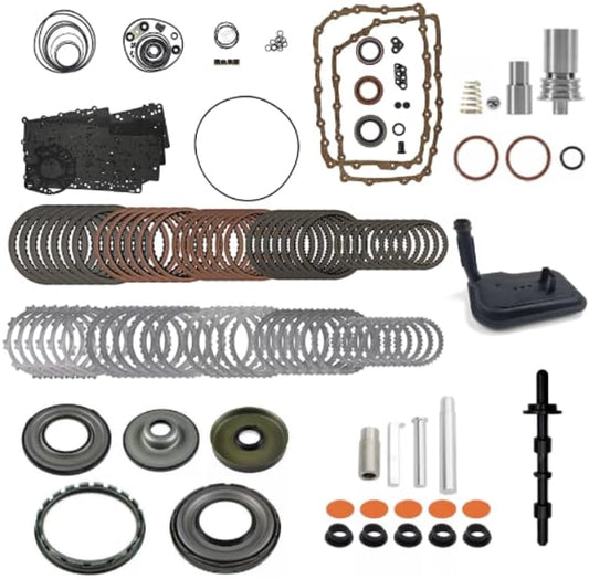 6L90 6L90E 6L80 6L80E Transmission Master Rebuild Kit Overhaul w/Pistons Filter Friction Fits for Escalade STS for Camaro Silverado Suburban Express 1500 2500 3500 Car Aftermarket Parts