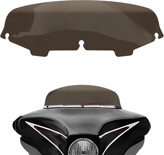 5" Windshield Windscreen Compatible for Harley Touring Electra Street Glide FLHX FLHT 1996-2013 (Tint, 5")