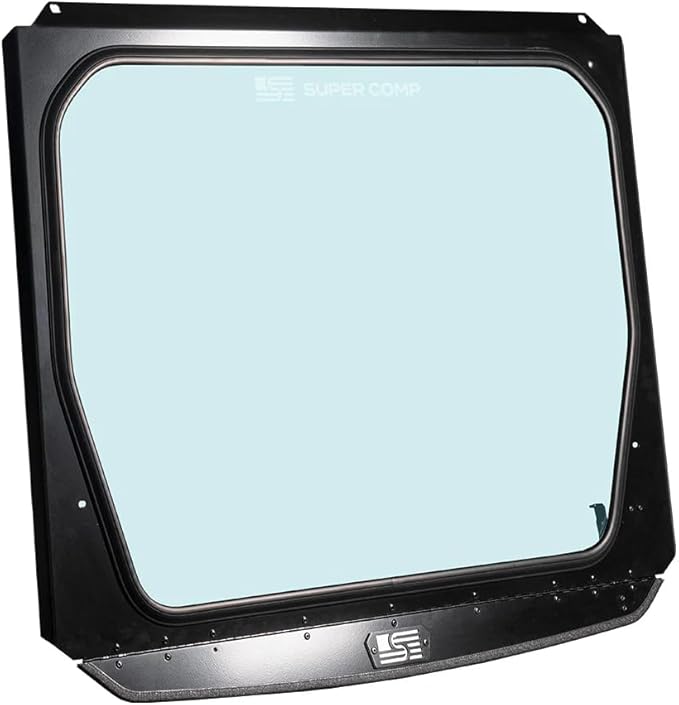 Front Windshield for Polaris Pro R (2025+) Shatter Resistant with Built-in UTV Windshield Vents, Easy Install Back Window, SXS Accessories for Rugged Terrain