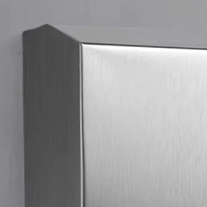 Stainless Steel Paper Towel Dispenser Wall Mounted Lockable Toilet Tissue Holder Rustproof Paper Towel Dispenser Box for Bathroom Hotel Public Restroom 304 Stainless Steel