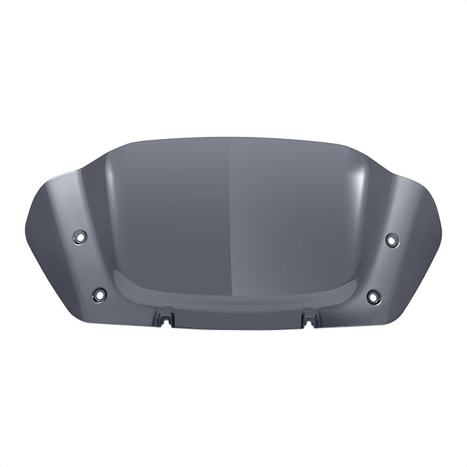10" Wave Windshield Windscreen Wind Splitter Compatible for Harley Street Glide FLHX, CVO Street Glide FLHXSE 2023 2024 (Dark Smoke)
