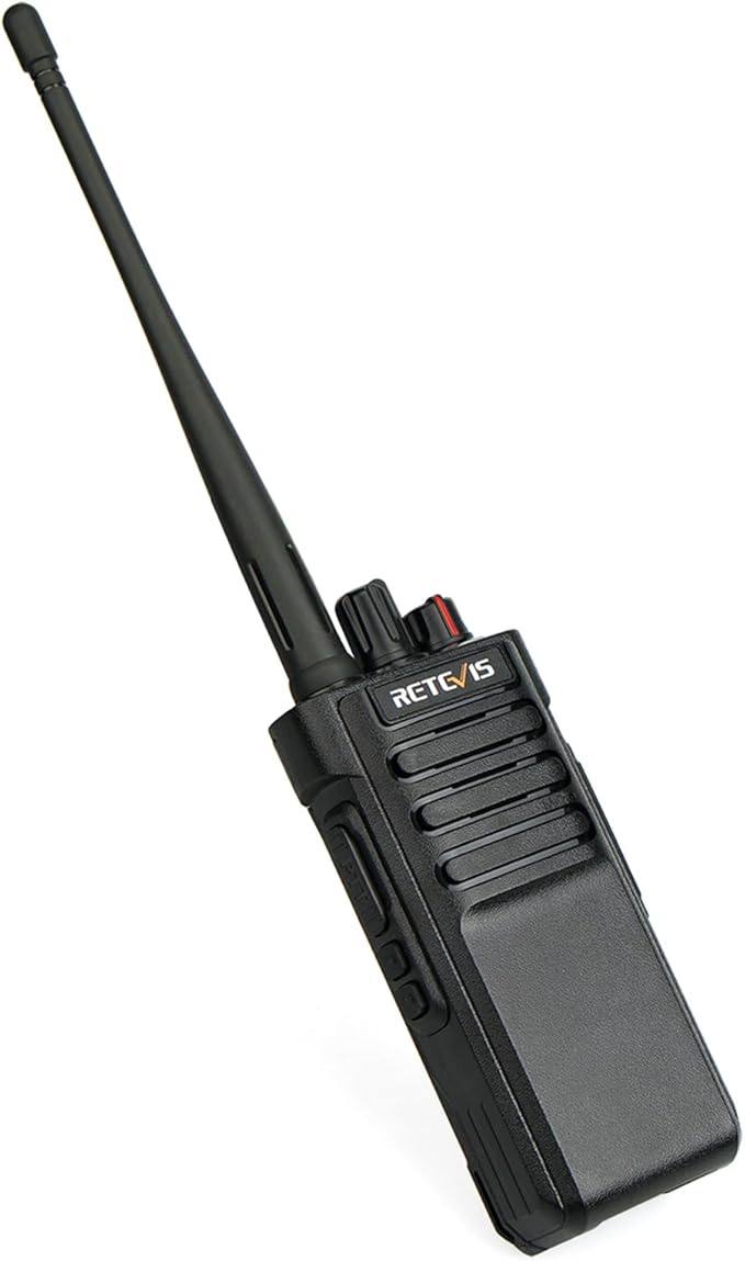 Retevis RT29 Long Range 2 Way Radio with Mic, 15in Antenna,Heavy Duty Professional Walkie Talkies,IP67 Waterproof Two Way Radio,700,000 sq. ft/50 Floor Range,3200mAh,for Construction Logistics(4Pack)