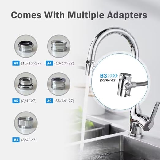 Frizzlife TS99 Countertop Water Filter System, NSF 42&372 Certified 9-Stage Stainless Steel Faucet Water Filtration, 0.5 Micron Elements Reduces 99.99% Lead, Chlorine, Heavy Metals, Bad Taste & Odor