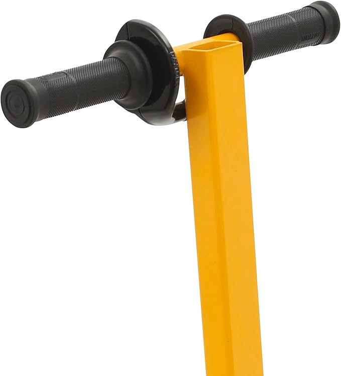 Lawn Mower Lift | Turn Mower Lift with Foot Assist Pedal | Push Mower Jack -Lift Most Mowers | 800LBS Capacity | for Garden Tractors, Lawn Mowers | Yellow
