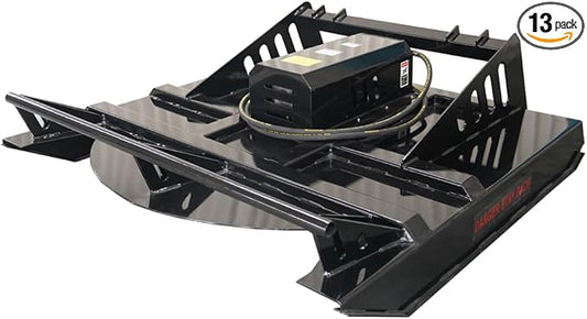 72 Inches Skid Steer Hydraulic Heavy Duty Brush Mower Cutter, Fit Universal Mount Plate, USA Stock