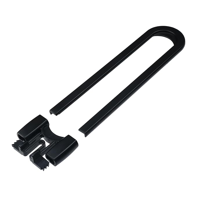 Sliding Cabinet Locks Baby Proofing – Adjustable Child Safety Latches for Knobs & Handles – 8 Pack – No Adhesive Drilling or Tools - Black