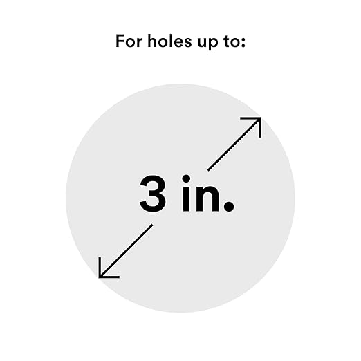 3M High Strength Small Hole Repair Kit, Inlcudes Spackling Compound, Putty Knife, Sanding Sponge, and Self-Adhesive Patch, For Hole Repairs Up To 3" in Diameter, Easy Wall Repair (SHR-SIOCKIT)