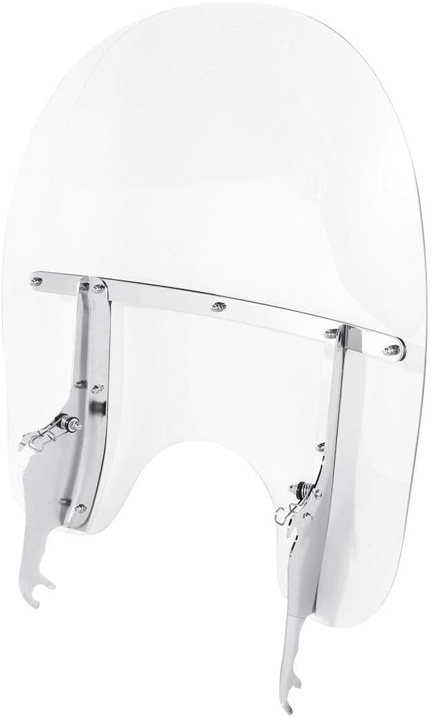 Green-L Clear Windshield Fit for Harley 2000-2017 Heritage Softail Classic Slim Deluxe Fat Boy Motorcycle Windscreen