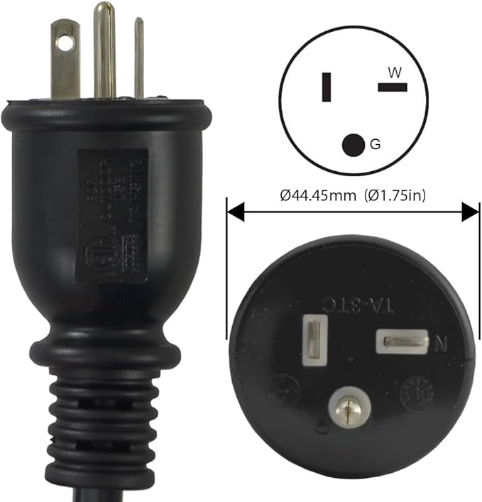 Conntek NEMA 5-20 Outdoor Extension Cords, 20 Amps 125 Volts