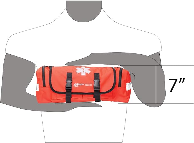 MFASCO Portable Large First Aid Kit - Fully Stocked EMT Style Bag, 250 Pieces Emergency Kit for Outdoors, Meets OSHA 2021 - First Aid Kit Car Essential for Travel & Camping