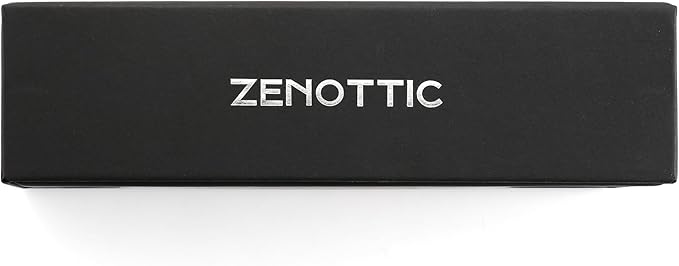 ZENOTTIC Polarized Aviator Sunglasses for Men Carbon Fiber Temple Pilot Sun Glasses with Mirrored Lens UV Protection