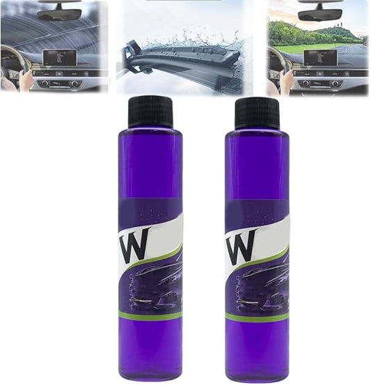 Powerful Windshield Washer Fluid,Windshield Washer Fluid Concentrate,Windshield Wipe Fluid,for Cleaning Car Windshield, Mirrors and Windows (2Pcs)