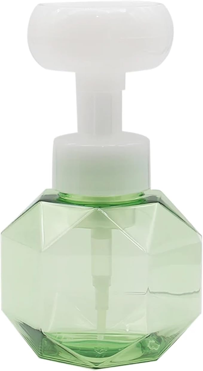 Green Soap Dispenser Foaming Soap Dispenser, 300ml Foaming Pump Bottles, Plastic Foam Hand, Refillable Foam Liquid Pump Bottles, Refillable Bottle