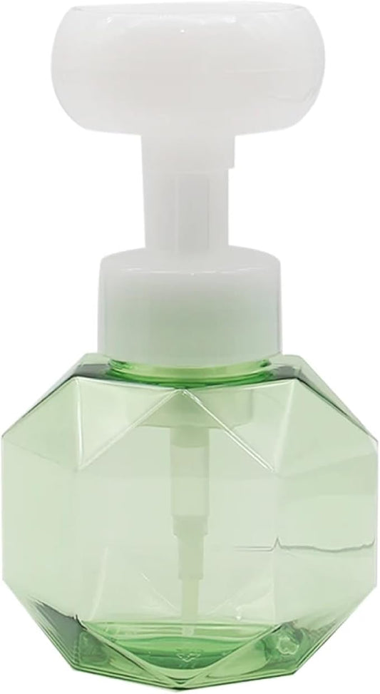 Green Soap Dispenser Foaming Soap Dispenser, 300ml Foaming Pump Bottles, Plastic Foam Hand, Refillable Foam Liquid Pump Bottles, Refillable Bottle