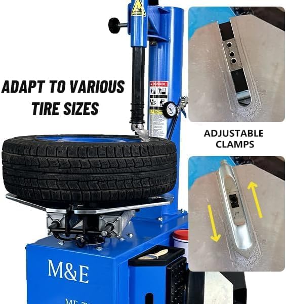 KATOOL 24" Tire Changer Machine Combo with Swing Arm ME-T500+ME-B620 Wheel Balancer Tire Machine Tire Repair Wheel Changers