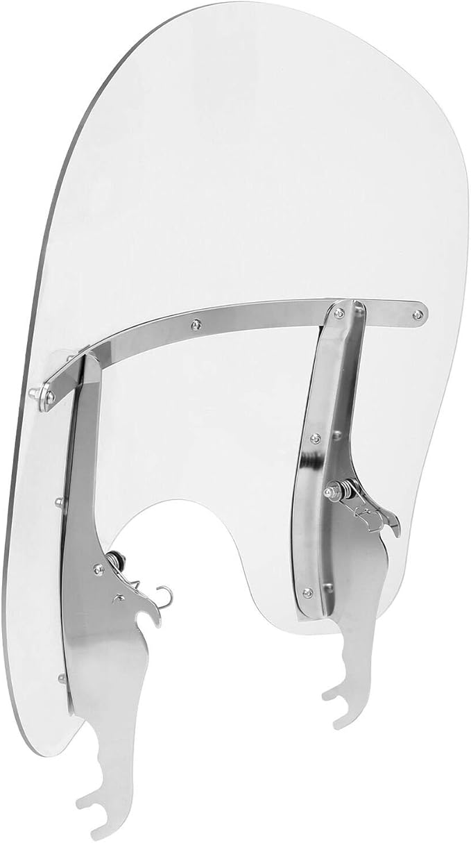 TCMT Clear Windscreen Windshield Fit For Harley Softail Slim Deluxe Fat Boy Heritage Softail Classic FLS FLSS FLST FLSTC FLSTF FLSTFB FLSTFBS 2000-2017