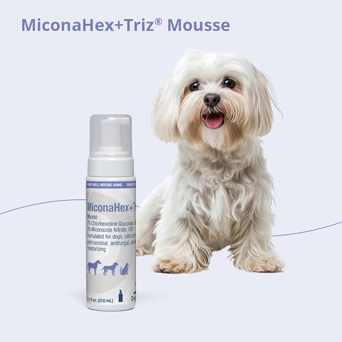 MiconaHex+Triz Mousse for Dogs, Cats and Horses, 7.1 oz