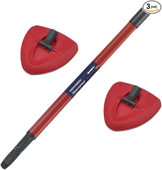 MREO O-Ceda Mop Handle Replacement for O-ceda Spin Mop Handle 1pcs Base 2pcs