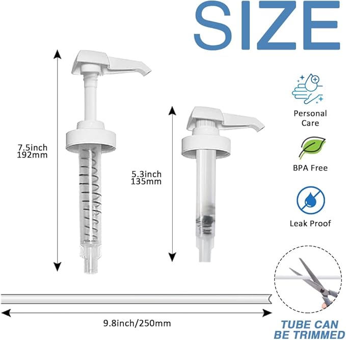 3 Pcs Gallon Shampoo Pump Top Replacement White Pump for Gallon Jug Dispensing 38-400 10cc Gallon Jug Pump Dispenser Lotion, Fits 1 Gallon Bottle 64oz 128oz Hand Sanitizer Containers