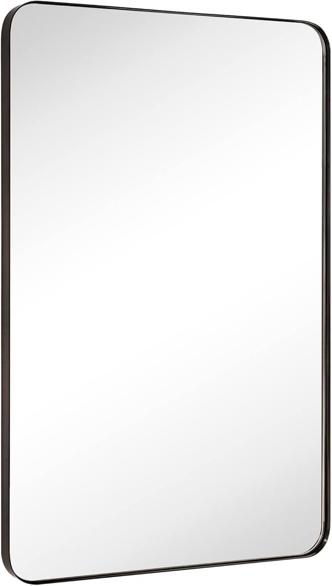 GRACTO 20X30'' Oil Rubbed Bronze Bathroom Rectangle Mirror