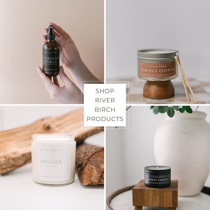 River Birch Palo Santo Scented Natural Hand Soap Refill - Handmade Moisturizing Hand Wash Luxury Scented Hydrating Soap - Vegan and Non-Toxic - 32 Fl Oz
