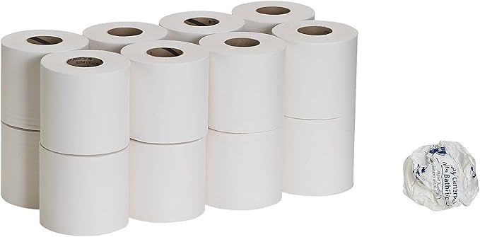 Georgia-Pacific SofPull Centerpull 2-Ply Mini Toilet Paper by GP PRO, 19516, 500 Sheets Per Roll, 16 Rolls Per Case, White