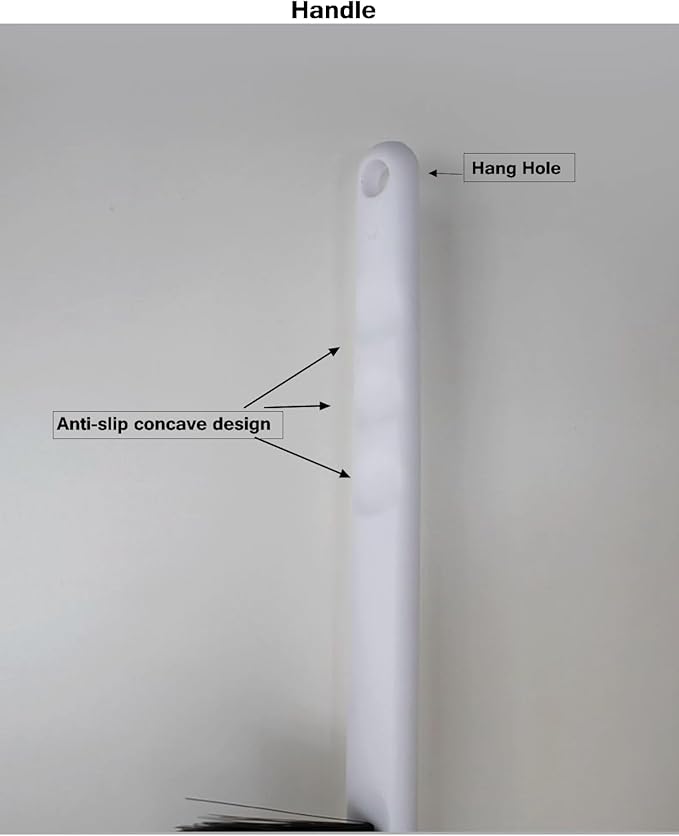 Dust Brush, 14" Narrow Skinny Soft Bristles Hand Whisk Broom, Cleaning Tight Spaces/Bed/Couch/Drafting/Clothes/Upholstery/Art (1)