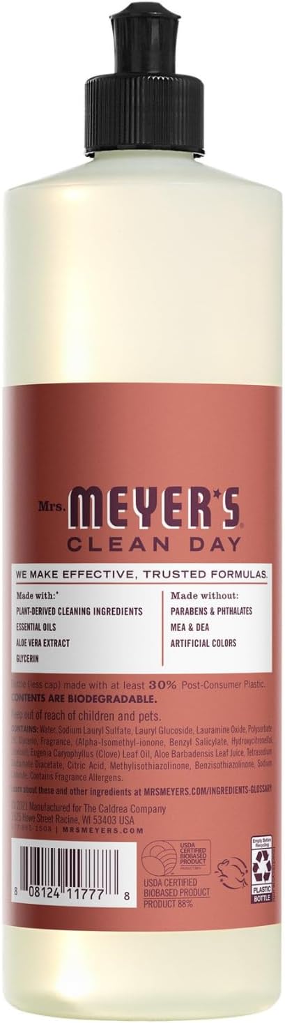 Mrs. MEYER'S Fall Leaves Kitchen Set Variation, Includes Dish Soap, Hand Soap and Multi-Surface Cleaner, 3 ct.