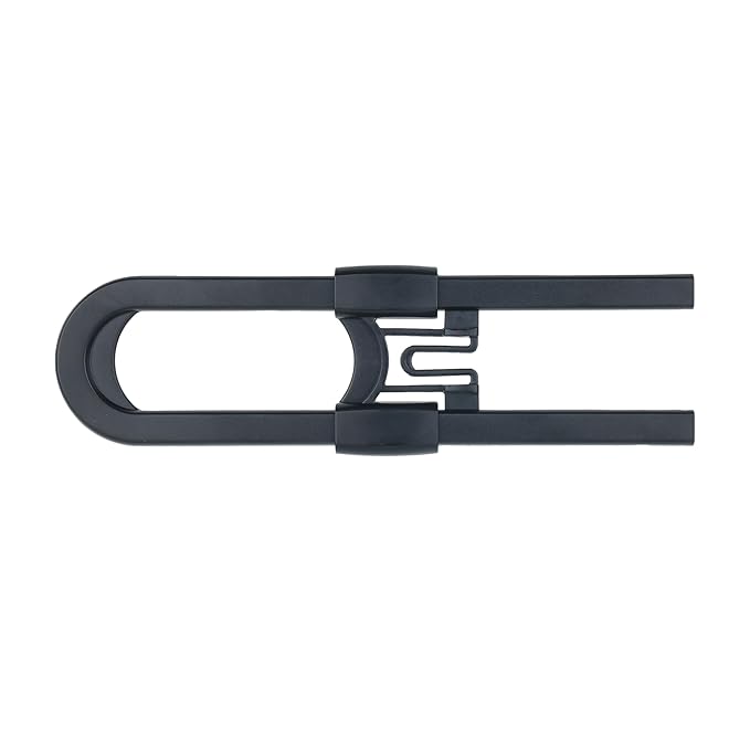 Sliding Cabinet Locks Baby Proofing – Adjustable Child Safety Latches for Knobs & Handles – 2 Pack – No Adhesive Drilling or Tools - Black