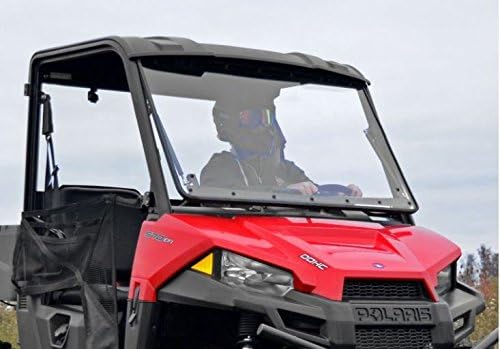 Super ATV Polaris Ranger Mid-Size Scratch Resistant Flip Windshield