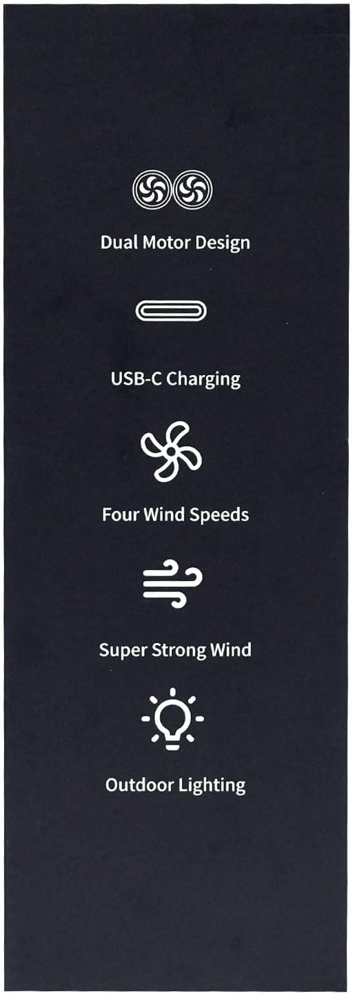 Electric Air Duster,180000RPM Dual Air Outlet Compressed Air Duster Turbo Fan(10000mAh),Multipurpose Jet Fan,High-Speed Air Blower with 4 Gear,Electric Air Blower Duster with Assist Lighting