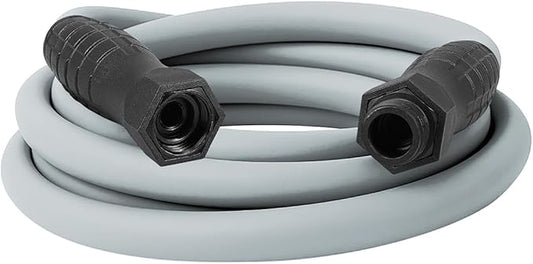 Flexzilla Colors SwivelGrip Garden Hose 5/8 in. x 10 ft., Lightweight All-Weather Water Hose, Durable and Flexible, Leak-Free Connections, Slate Grey