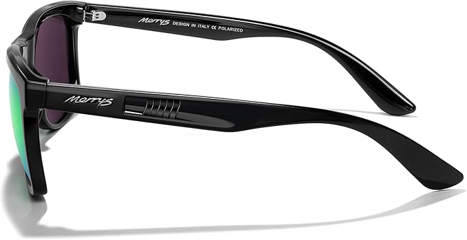 MERRY'S Square Polarized Driving Sunglasses for Men Women UV400 Protection S8413