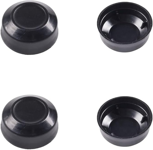 Replacement Lawn Mower Caster Wheel Yoke Grease Cap 731-09347 Fits Cub Cadet，Craftsman, Snapper, Murray, Troy-Bilt, Colombia, Sears Lawn Mower (Set of 4)