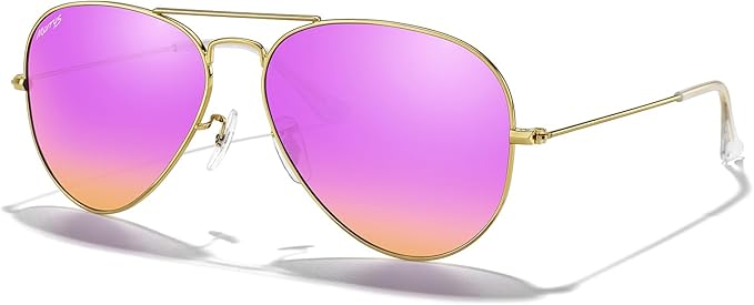 MERRY'S Classic Polarized Aviator Sunglasses for Men Women S6025