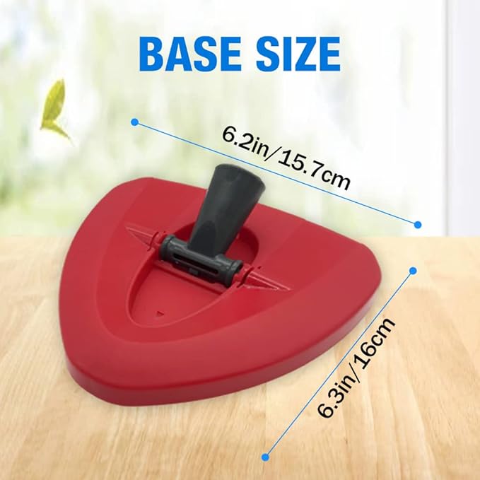 MREO O-Ceda Mop Handle Replacement for O-ceda Spin Mop Handle 1pcs Base 2pcs