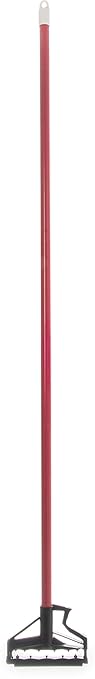 SPARTA 4166405 Spectrum Fiberglass Mop Handle With Quik-Release For Cleaning, Commercial, Residential, 60 Inches, Red, (Pack of 12)