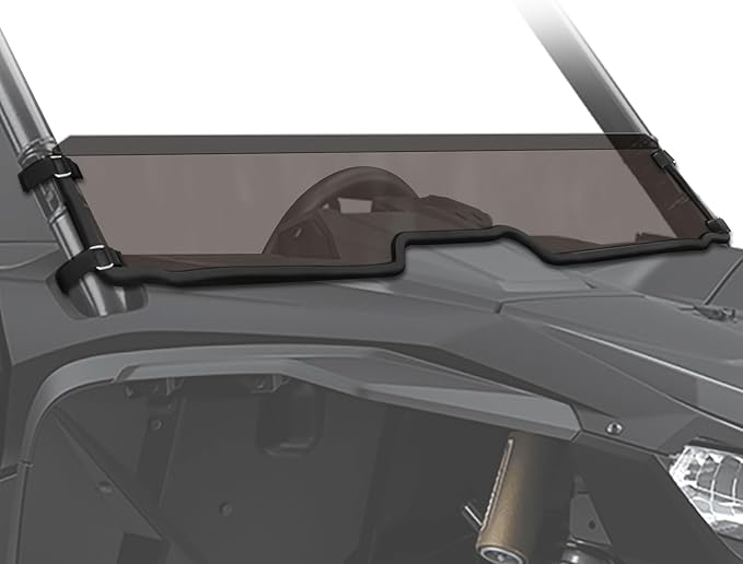 Dark Tinted Half Windshield for Honda Talon 1000, PC Hard-coated Scratch Shock Resistant Front 1/2 Half Windscreen for Honda Talon 1000R 1000X 1000X-4 2019-2024 Accessories