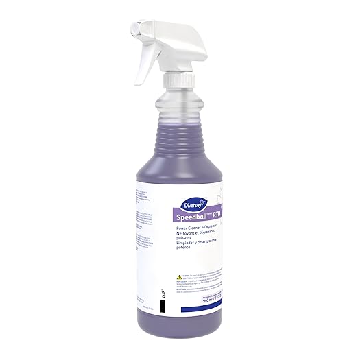 Diversey 95891164 Speedball 2000 Heavy-Duty Cleaner, Citrus, Liquid, 1qt. Spray Bottle (Case of 12)